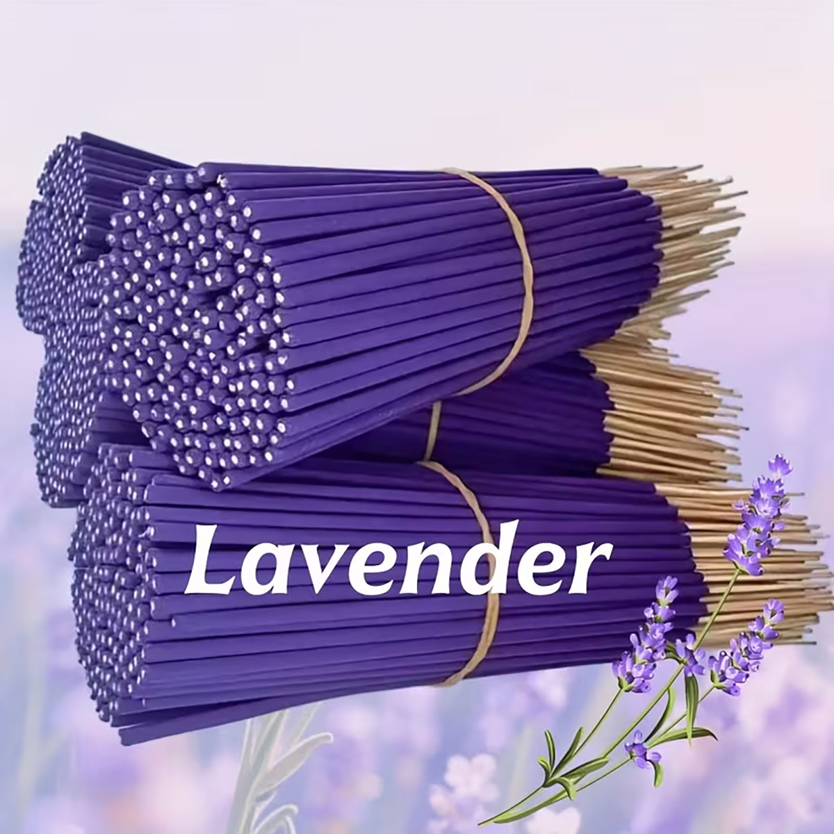 Home Fragrance Incense Sticks - Dupa Aromaterapi Premium Lavender, 8 batang.