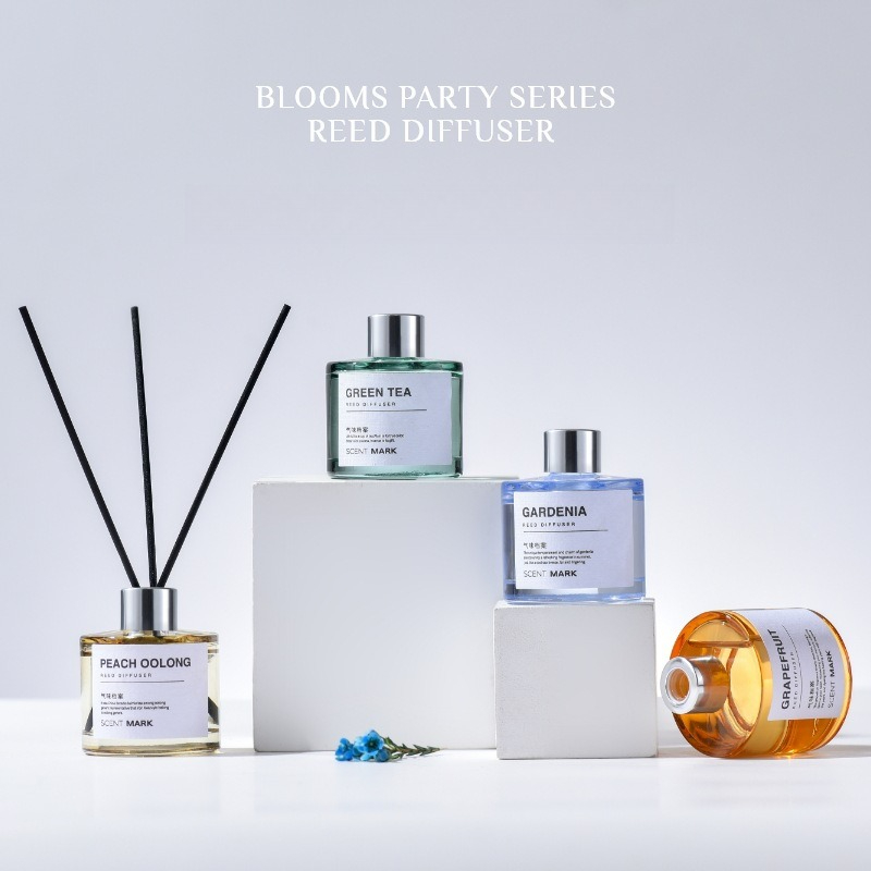 Home Fragrance Jasmine Diffuser - Set Reed Diffuser 50ML Aroma Lotus