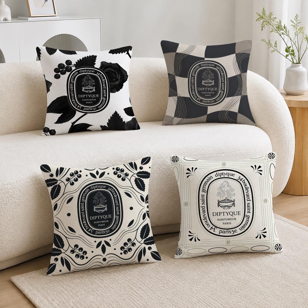 Home Fragrance Diptyque - Sarung Bantal Mewah Diptyque, Sarung Bantal