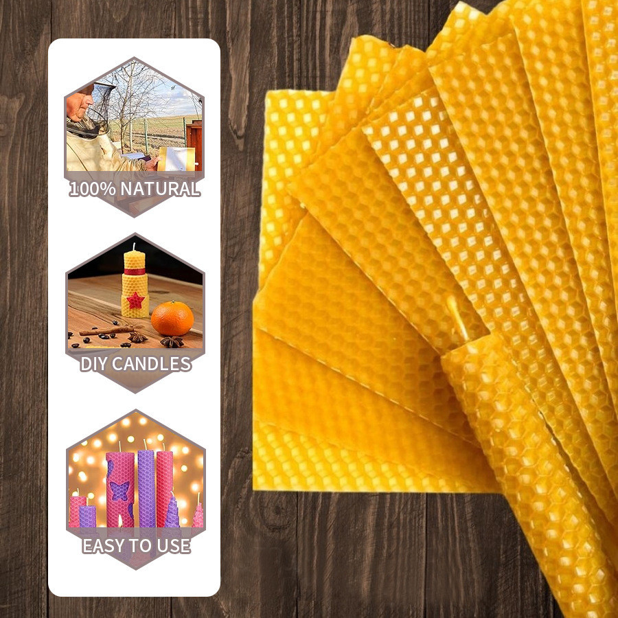 Home Fragrance Gift Set - 10/20/30 Buah Lembaran Lilin Lebah Alami
