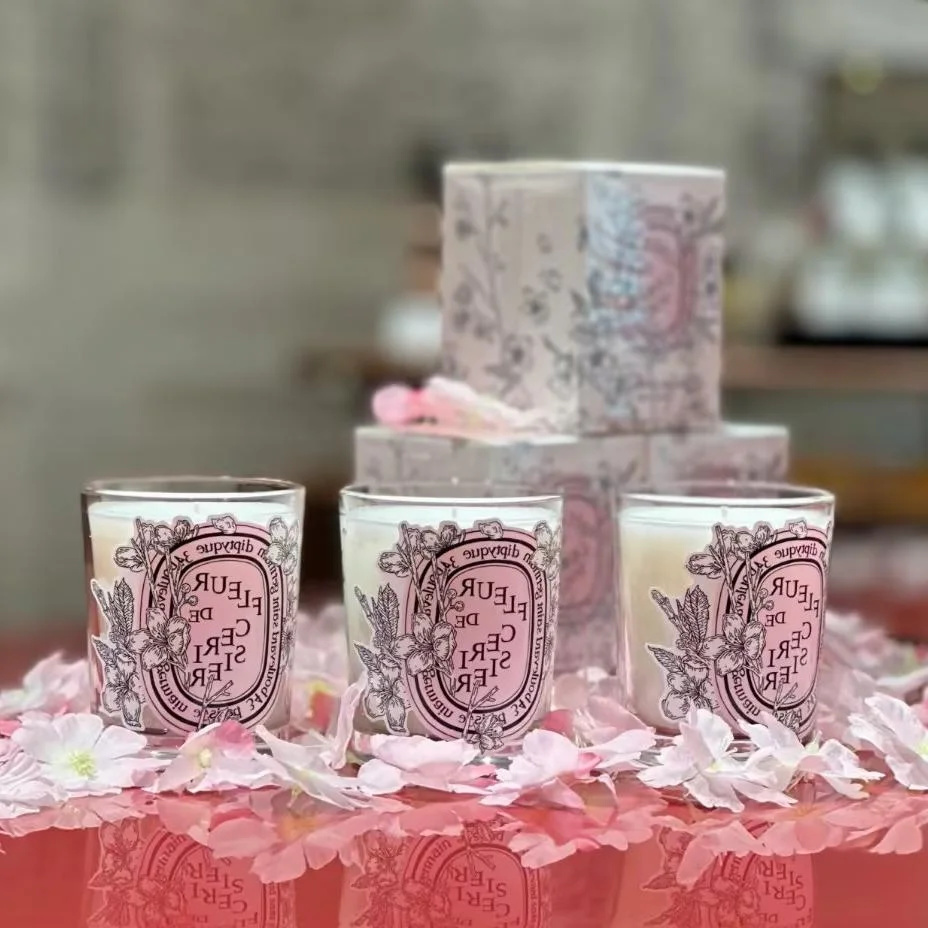 Home Fragrance Diptyque - Lilin dipyques terbatas romantis lilin wangi