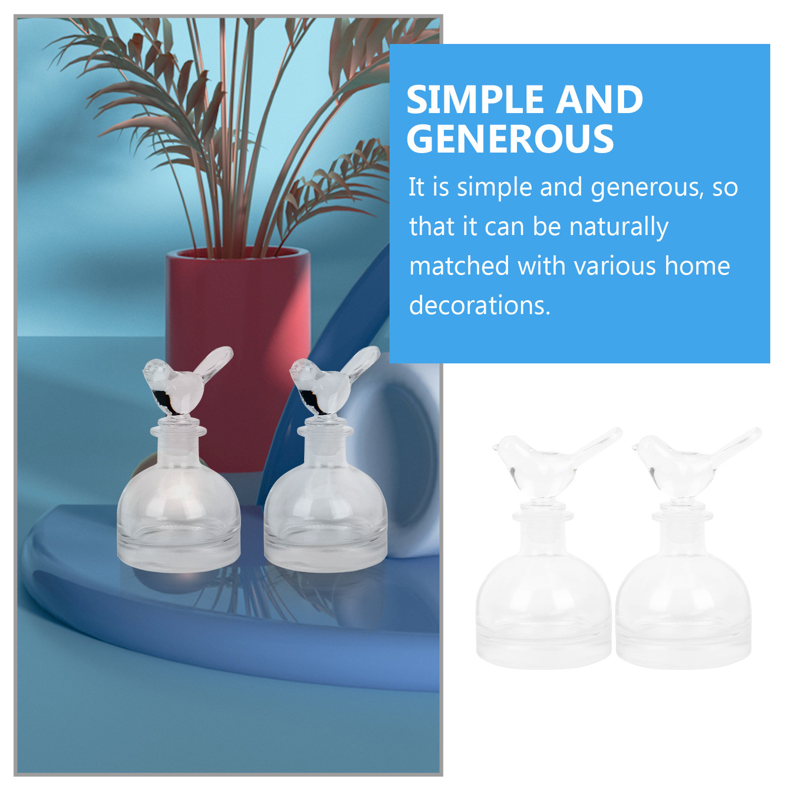 2 Buah Botol Parfum Kaca Premi - Home Fragrance Premium ulasan dan harga