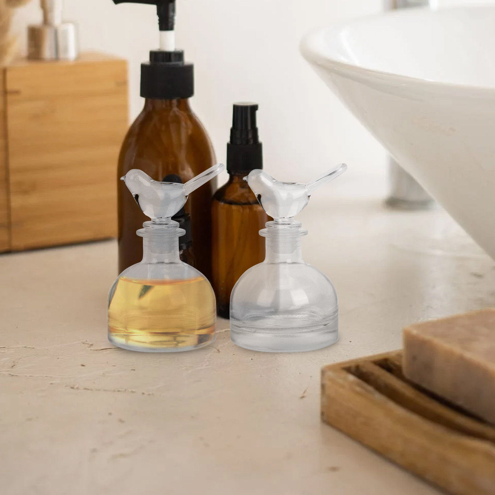 2 Buah Botol Parfum Kaca Premi - Home Fragrance Premium ulasan dan harga