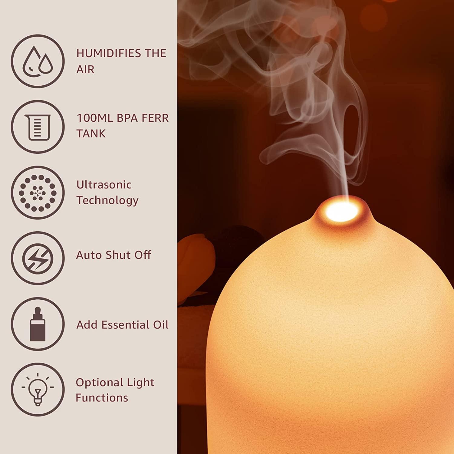 Diffuser Minyak Esensial Keram - Home Fragrance Accessories ulasan dan harga