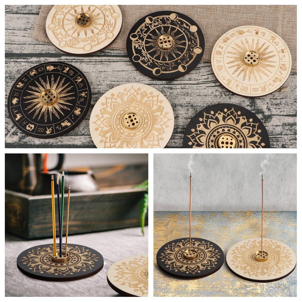 Tempat Dupa Kayu Baru 10cm den - Home Fragrance Incense Sticks ulasan dan harga