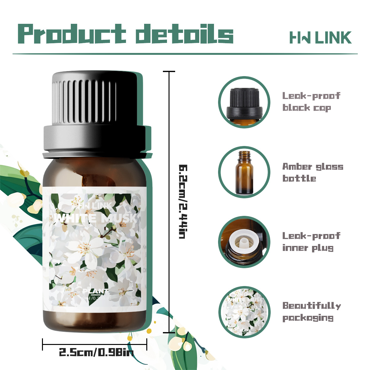 Minyak Atsiri White Musk 10ml  - Home Fragrance Accessories ulasan dan harga