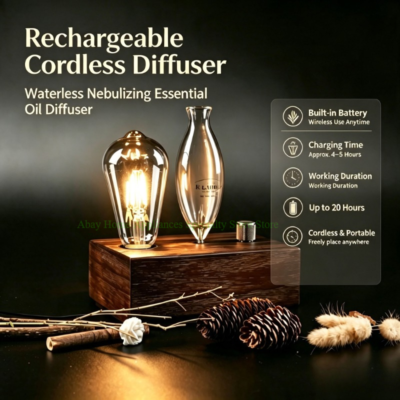 Diffuser Minyak Esensial Nebul - Home Fragrance Aromatherapy ulasan dan harga