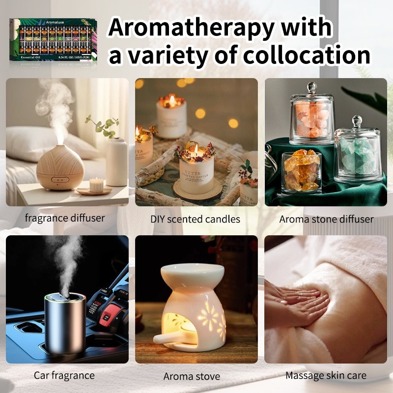 20 Jenis Set Minyak Esensial A - Home Fragrance Jasmine Diffuser ulasan dan harga