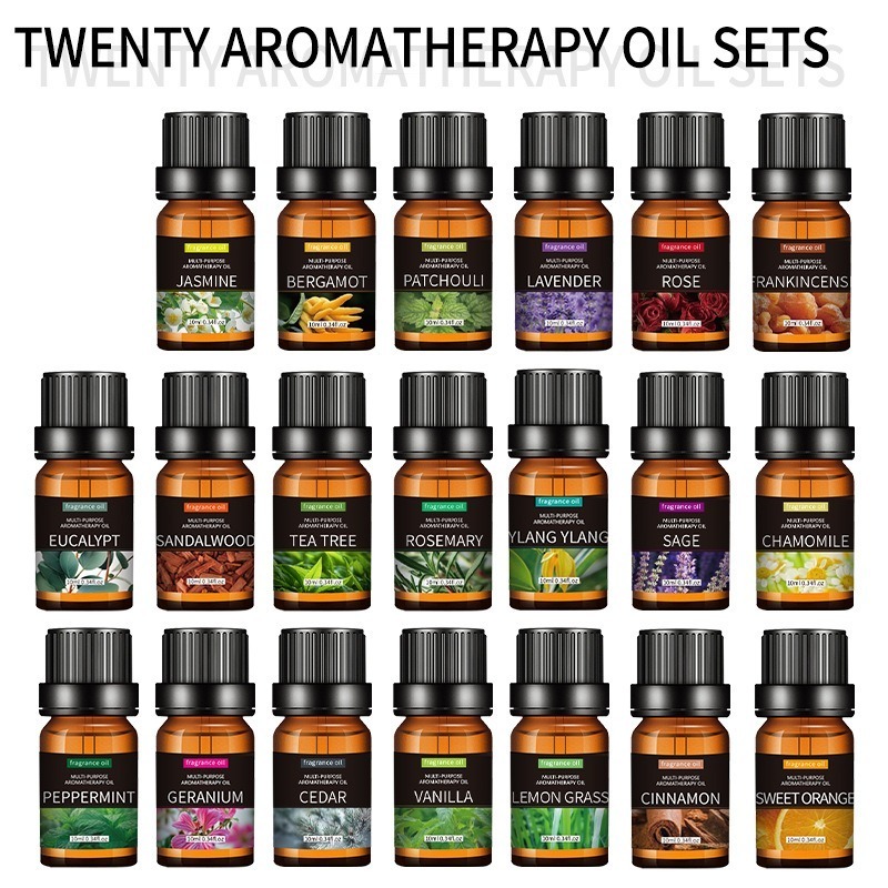 20 Jenis Set Minyak Esensial A - Home Fragrance Jasmine Diffuser ulasan dan harga