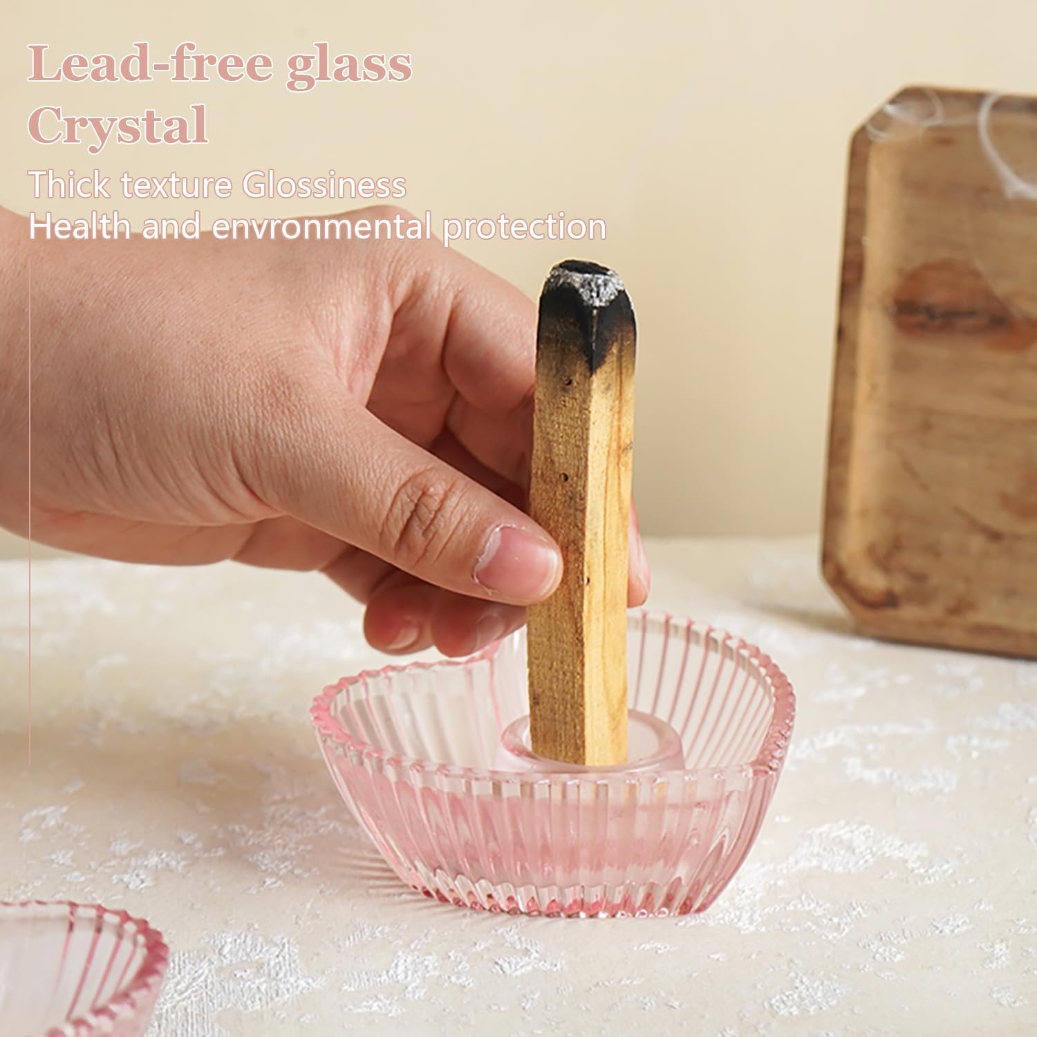 Tempat Dupa Palo Santo Kaca Be - Home Fragrance Incense Sticks ulasan dan harga