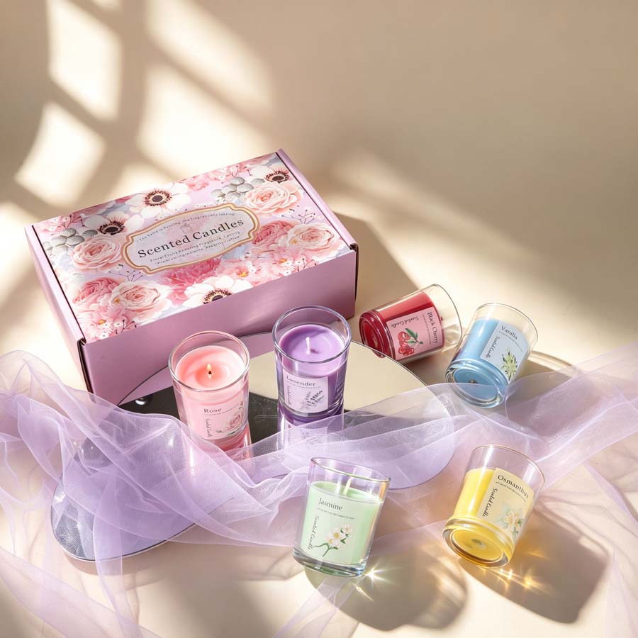 Set Hadiah Lilin Aromaterapi B - Home Fragrance Gift Set ulasan dan harga